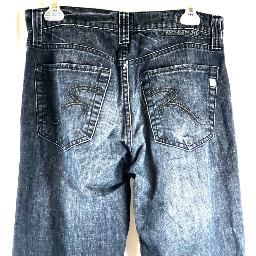 Rock & Republic Men’s Axl Straight Leg Jeans - Picture 6 of 8